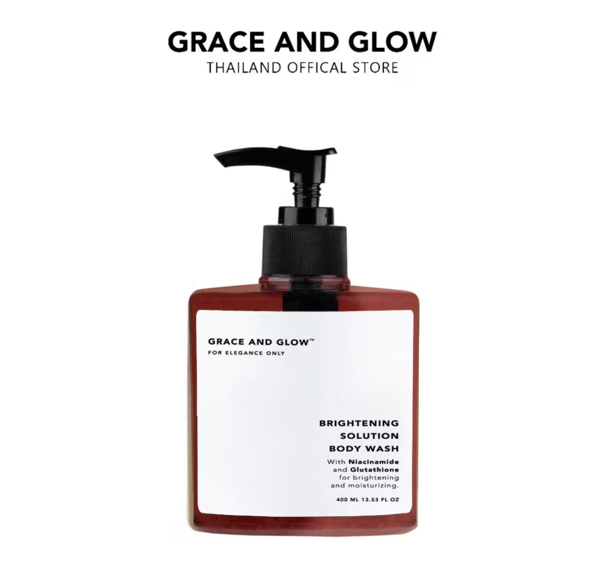 Grace and Glow Brightening Solution Body Wash ครีมอาบน้ำสูตรผิวกระจ่างใส 400ml